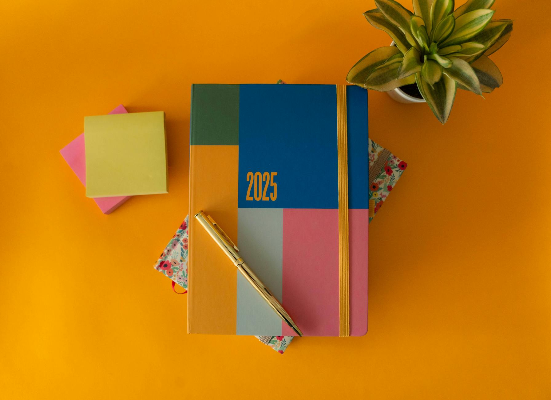 https://www.pexels.com/photo/colorful-2025-planner-with-pen-and-plant-29996973/